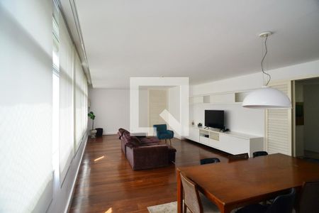 Sala de apartamento à venda com 4 quartos, 205m² em Leblon, Rio de Janeiro