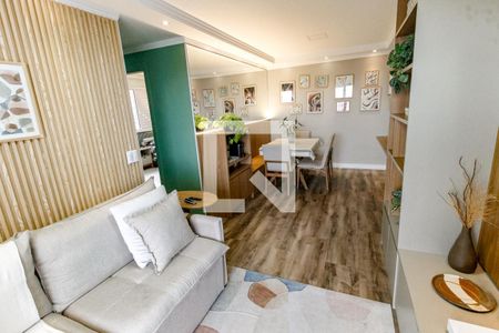 Sala de apartamento à venda com 3 quartos, 80m² em Chácara Agrindus, Taboão da Serra
