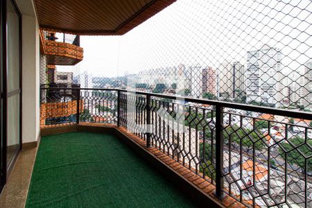 Varanda da Sala de apartamento para alugar com 4 quartos, 158m² em Santa Cecilia, São Paulo