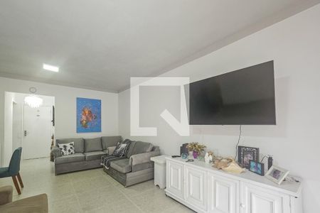 Sala de apartamento para alugar com 3 quartos, 139m² em Barra Funda, Guarujá