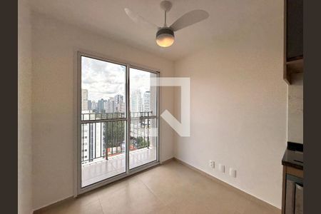 Sala de apartamento para alugar com 1 quarto, 27m² em Campo Belo, São Paulo