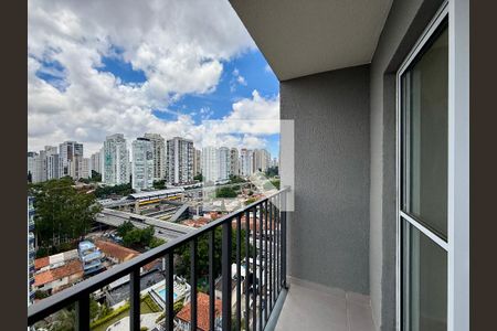 Sacada de apartamento para alugar com 1 quarto, 27m² em Campo Belo, São Paulo