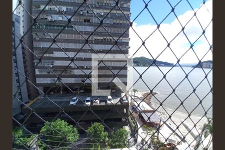 Vista da Sala de apartamento para alugar com 2 quartos, 100m² em Itararé, São Vicente