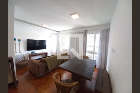 Sala de apartamento para alugar com 2 quartos, 100m² em Itararé, São Vicente