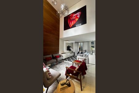 Sala de casa de condomínio à venda com 4 quartos, 329m² em Jardim Cordeiro, São Paulo