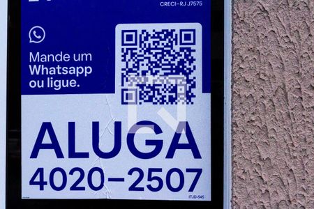 Placa instalada em 20/01/2026 com o código ITJD-545 de apartamento para alugar com 1 quarto, 50m² em Campo Grande, Rio de Janeiro
