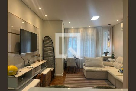 Sala de apartamento para alugar com 1 quarto, 78m² em Itararé, São Vicente