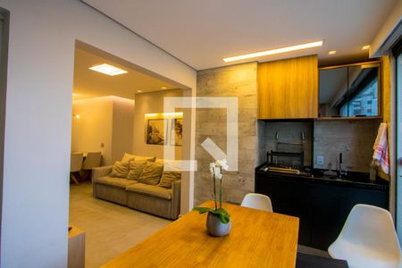 Espaço gourmet de casa à venda com 3 quartos, 82m² em Campestre, Santo André