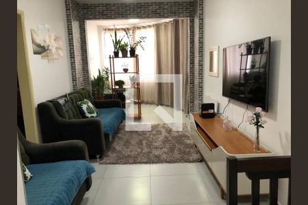 Sala de apartamento para alugar com 2 quartos, 80m² em Boa Vista, São Vicente