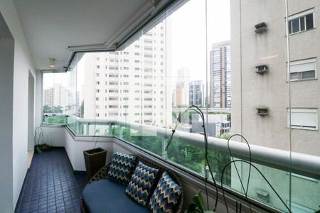 Varanda de apartamento à venda com 3 quartos, 170m² em Brooklin, São Paulo