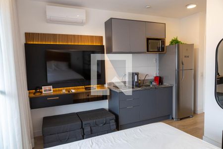 Cozinha do estúdio de kitnet/studio à venda com 1 quarto, 23m² em Butantã, São Paulo