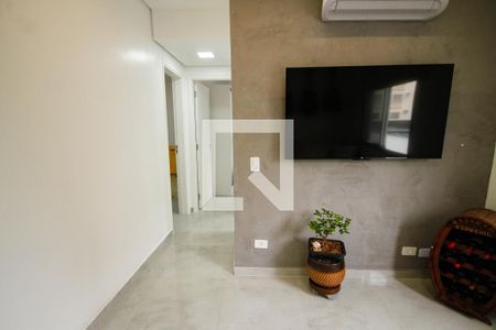 Sala de apartamento para alugar com 2 quartos, 55m² em Guilhermina, Praia Grande
