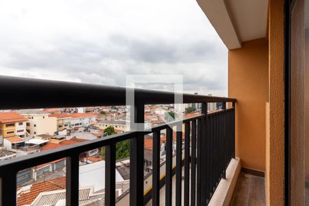 Varanda da Sala de apartamento para alugar com 1 quarto, 29m² em Vila Dom Pedro Ii, São Paulo