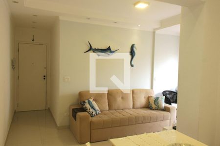 Sala de apartamento para alugar com 2 quartos, 60m² em Ponta da Praia, Santos