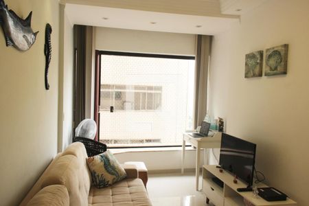 Sala de apartamento para alugar com 2 quartos, 60m² em Ponta da Praia, Santos