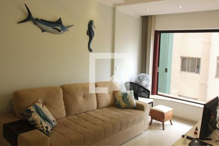 Sala de apartamento para alugar com 2 quartos, 60m² em Ponta da Praia, Santos
