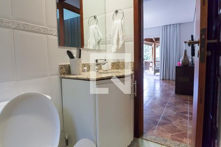 Banheiro Social de casa de condomínio à venda com 5 quartos, 4500m² em Retiro do Chalé, Brumadinho