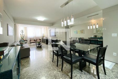 Sala de Jentar de apartamento à venda com 4 quartos, 127m² em Serra, Belo Horizonte