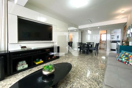 Sala de apartamento à venda com 4 quartos, 127m² em Serra, Belo Horizonte