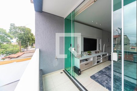 Varanda da Sala de casa à venda com 3 quartos, 254m² em Vila Francisco Matarazzo, Santo André