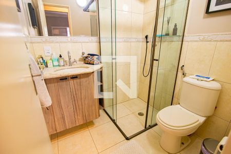 Banheiro de casa de condomínio para alugar com 2 quartos, 60m² em Jardim Panorama, Indaiatuba