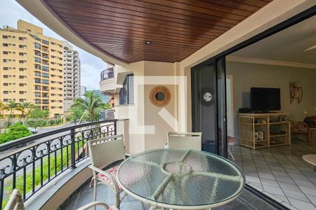 varanda de apartamento para alugar com 2 quartos, 110m² em Balneario Guarujá, Guarujá