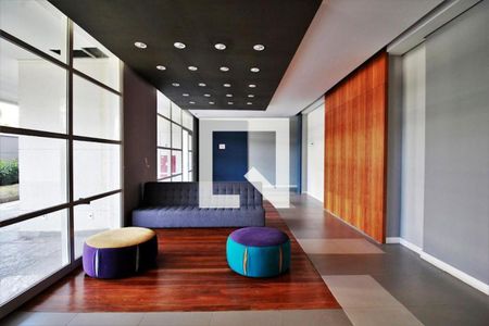 Hall social de kitnet/studio à venda com 1 quarto, 40m² em Panamby, São Paulo