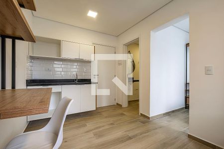 Sala/Cozinha de apartamento para alugar com 1 quarto, 22m² em Pinheiros, São Paulo