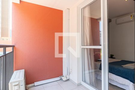 Varanda do Quarto de kitnet/studio para alugar com 1 quarto, 24m² em Consolação, São Paulo