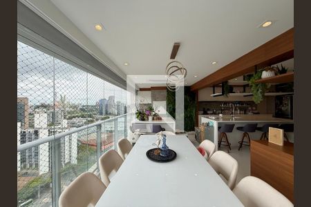 Varanda  de apartamento à venda com 3 quartos, 132m² em Vila Gertrudes, São Paulo