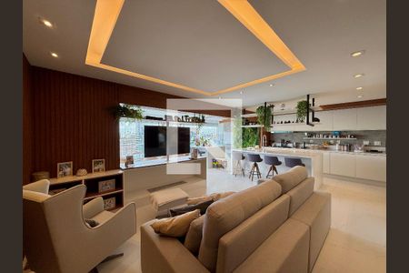 Sala de apartamento à venda com 3 quartos, 132m² em Vila Gertrudes, São Paulo