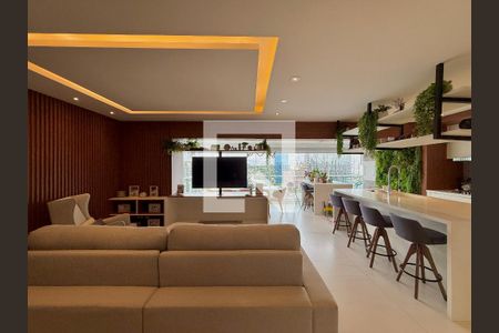 Sala de apartamento à venda com 3 quartos, 132m² em Vila Gertrudes, São Paulo