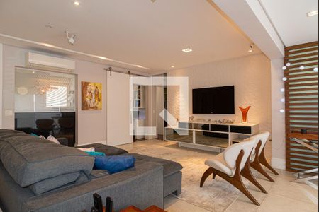 Sala de apartamento à venda com 3 quartos, 136m² em Campo Belo, São Paulo