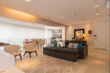 Sala de apartamento à venda com 3 quartos, 136m² em Campo Belo, São Paulo