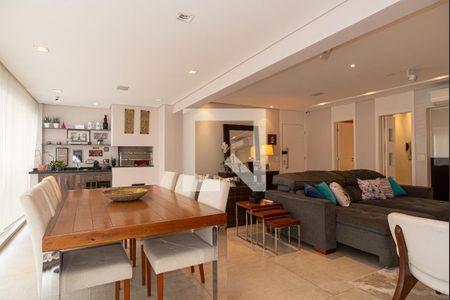 Varanda da Sala de apartamento à venda com 3 quartos, 136m² em Campo Belo, São Paulo