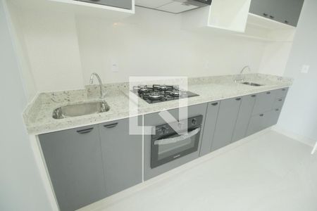 Cozinha de apartamento à venda com 1 quarto, 51m² em Parque das Nações, Santo André