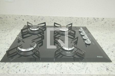 Cozinha de apartamento à venda com 1 quarto, 51m² em Parque das Nações, Santo André