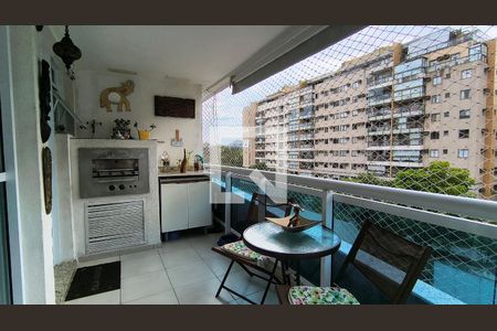Varanda de apartamento à venda com 3 quartos, 91m² em Recreio dos Bandeirantes, Rio de Janeiro