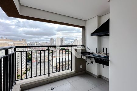 Varanda da Sala de apartamento para alugar com 2 quartos, 64m² em Quarta Parada, São Paulo