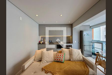Sala de apartamento para alugar com 1 quarto, 47m² em Campo Belo, São Paulo
