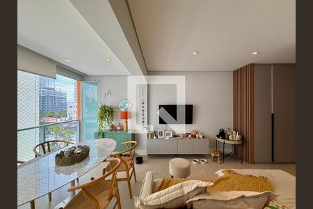 Sala de apartamento para alugar com 1 quarto, 47m² em Campo Belo, São Paulo