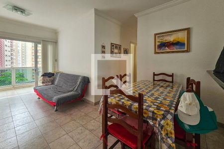 Sala de apartamento para alugar com 3 quartos, 91m² em Vila Alzira, Guarujá