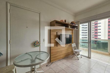 Sala de apartamento para alugar com 3 quartos, 91m² em Vila Alzira, Guarujá