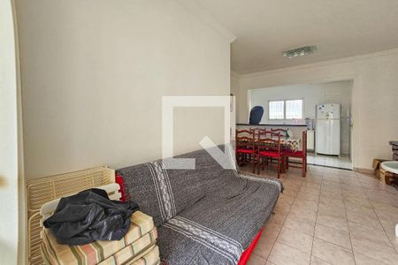 Sala de apartamento para alugar com 3 quartos, 91m² em Vila Alzira, Guarujá