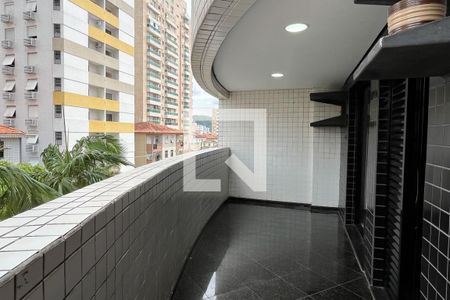 Varanda da Sala de apartamento para alugar com 4 quartos, 127m² em José Menino, Santos