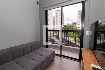 Sala de apartamento para alugar com 1 quarto, 27m² em Perdizes, São Paulo