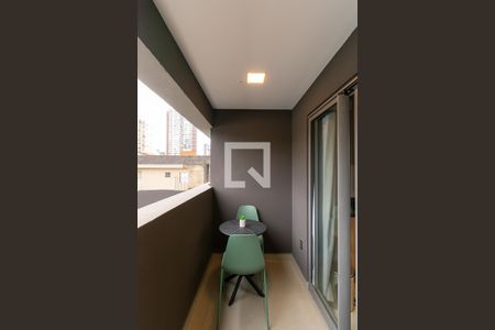 Varanda de kitnet/studio para alugar com 1 quarto, 20m² em Santo Amaro, São Paulo