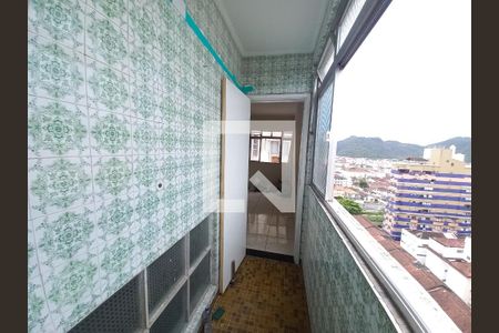 Área de Serviço de apartamento para alugar com 1 quarto, 40m² em Itararé, São Vicente