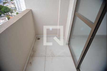 Varanda da Sala de apartamento à venda com 1 quarto, 56m² em Parque das Nações, Santo André