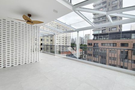 Varanda de apartamento para alugar com 2 quartos, 109m² em Vila Cordeiro, São Paulo